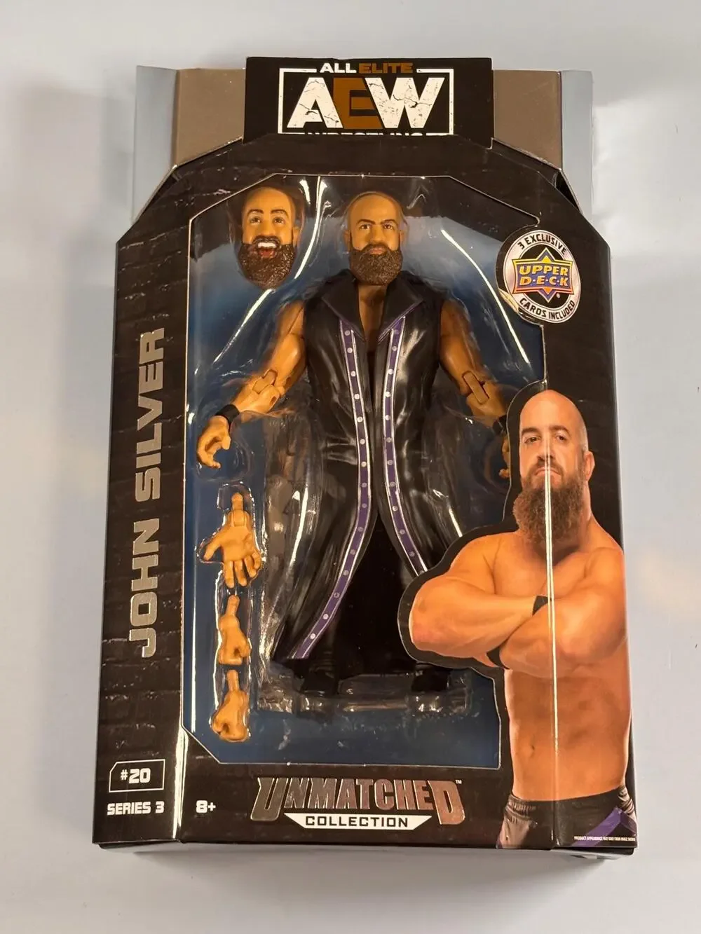 2021 AEW Unmatched Collection Series 3 #20 John Silver Action Figure New